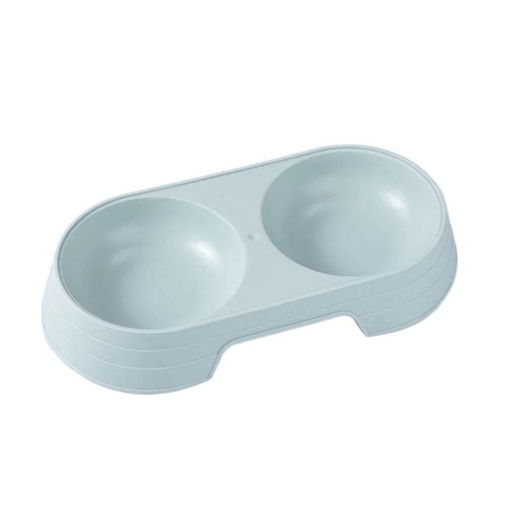 Миски для кошек большой вместимости, двойные, портативная кормушка, миска, прочные товары для питомцев