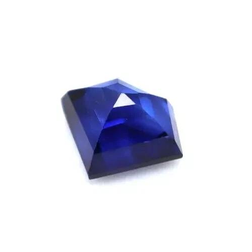 Fancy Cut Natural Blue Sapphire Ceylon 28-30 Ct Beautiful Certified Gemstone
