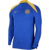 Inter Milan Dri-Fit Slim Fit Half Zip Pullover Versatile Football Shirt Unisex Tops Lyon-Blue FQ2622-439