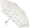 Santos Folding 6 Light Blocking Aluminum Fractured Tatami Ivory Women's Umbrella, Ribs, 55cm, Rate, 99% Umbrella, Hinageshi, JK-144-01