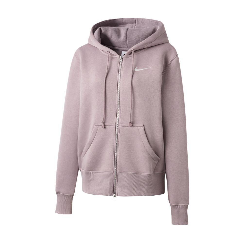 Nike Sportswear Phoenix Fleece Lined Knitted Fabric Zippers Hooded Long Sleeved Sweatshirt Women's HJ0996-226