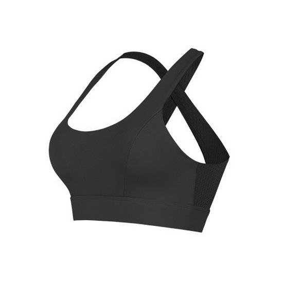 Женский ударопрочный спортивный бюстгальтер телесного цвета с поддержкой спины и латексными подушечками для высокоинтенсивных занятий спортом, бега и йоги