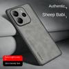 Кожаный противоударный чехол для телефона Skinsheep для Xiaomi Redmi Note 14 4G Note14 Pro + матовый силиконовый защитный чехол для камеры Redmi Note 13 12 14pro