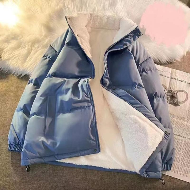 Winter Thickened Cotton Coat Women's Fashionable Women's Clothing 2024 Winter New Warm Cotton Coat With Velvet Lining