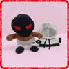 Foltyn Family Roblox Plush Toy White Hooded Stuffed Figure Game Peripheral Soft Plush Doll Gift For Game Fans Room Decor