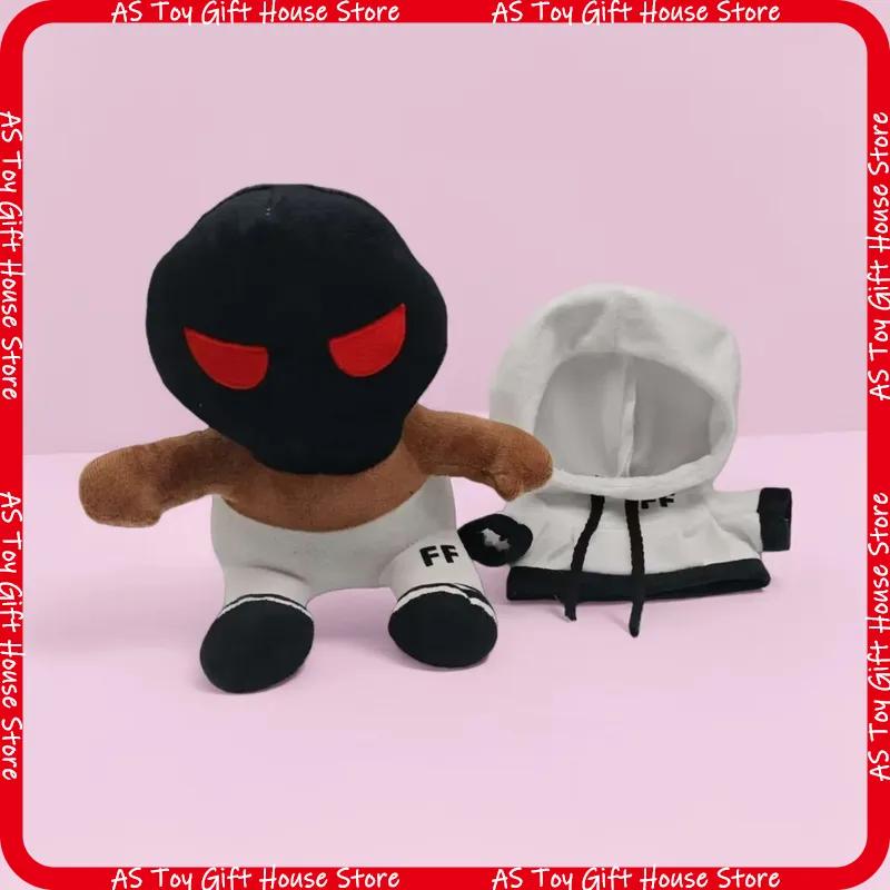 Foltyn Family Roblox Plush Toy White Hooded Stuffed Figure Game Peripheral Soft Plush Doll Gift For Game Fans Room Decor
