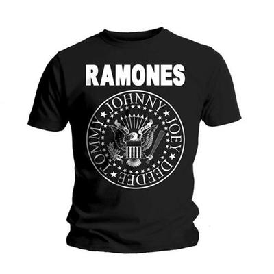 Футболка унисекс с логотипом Ramones Seal в стиле рок-панк-метал