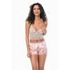 Женские атласные шорты с ремешком на веревке, мини-ночная рубашка, комплект с низом и верхом
