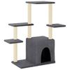 Scratching Post with Sisal Scratching Posts Dark Grey 97.5 cm