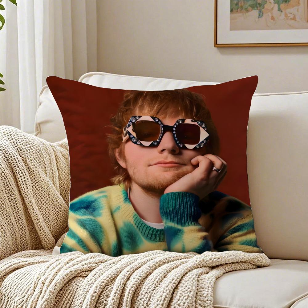 singer pop EEd SSheeran Cushion Cover Pillowcase Antidustmite living Room Sofa Decor Cushion Room