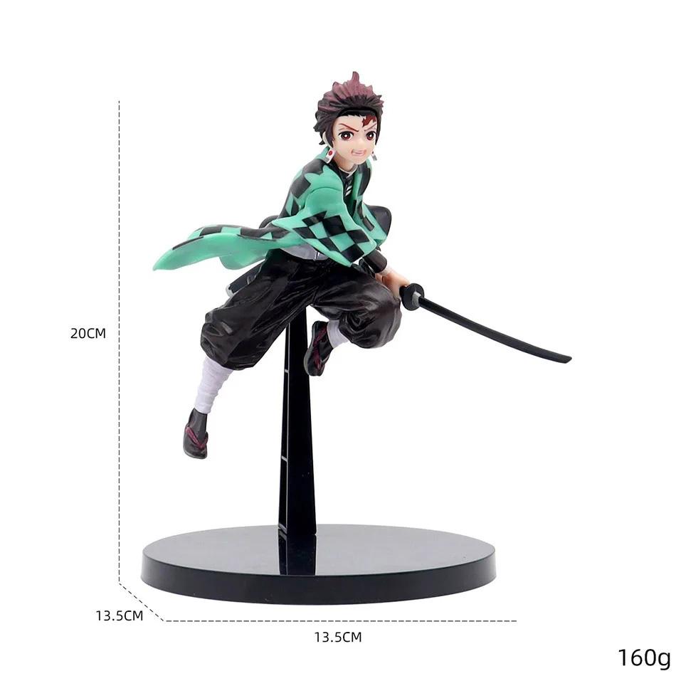 Горячая аниме Demon Slayer Kimetsu no Yaiba фигурка Kamado Tanjirou фигурка Agatsuma Zenitsu Nezuko Warrior ПВХ модель игрушки