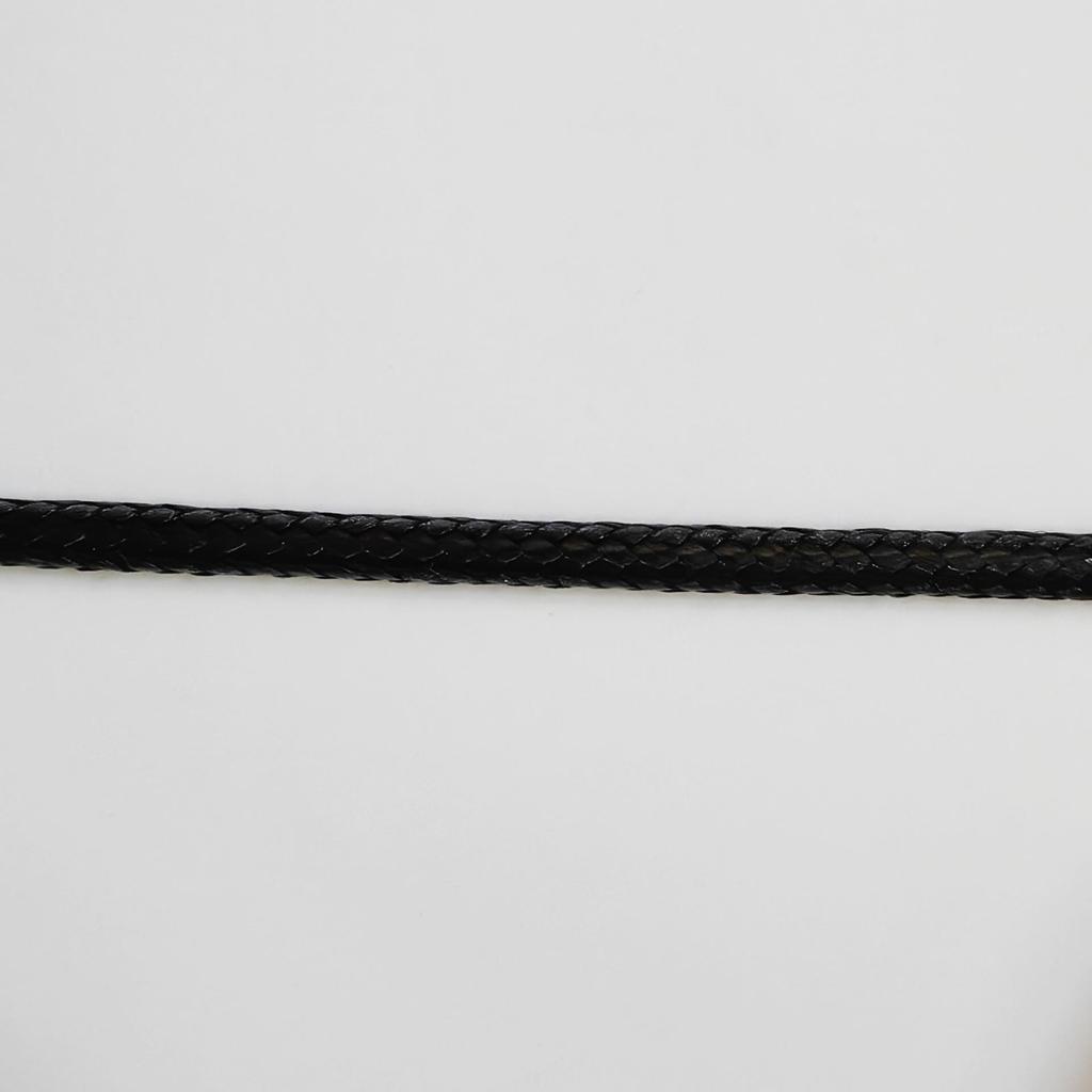 Корейская черная вощеная веревка, 1,0 мм-3 мм, ручная работа для браслетов и ожерелий