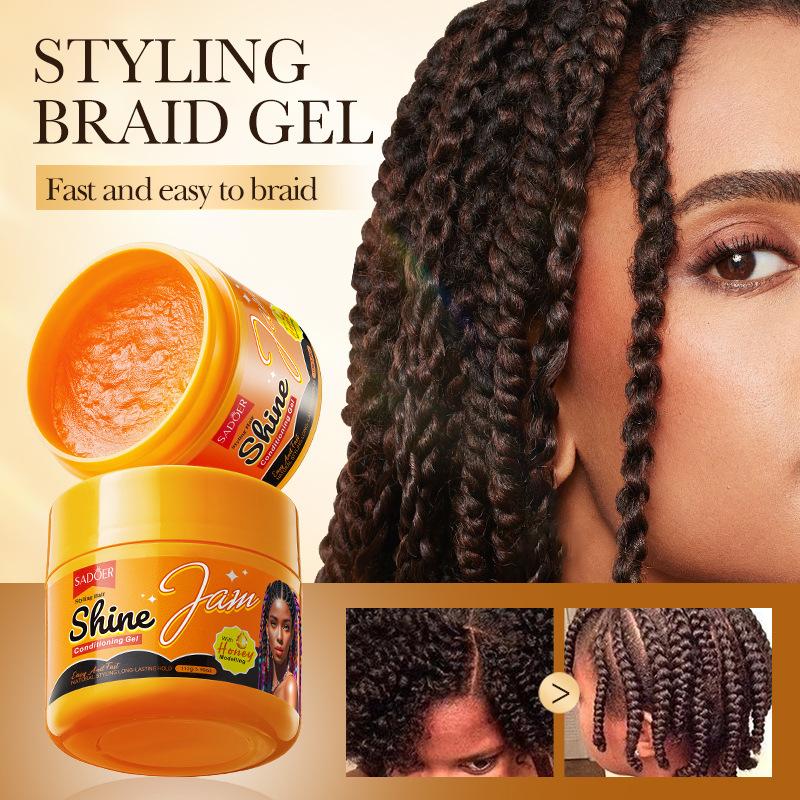 113 г Styling Shiny Jam Hair Gel Smoothing Conditioner