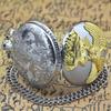 Vintage Eagle Quartz Pocket Watch Simulated Pendant Necklace Fob Chain for Women Men