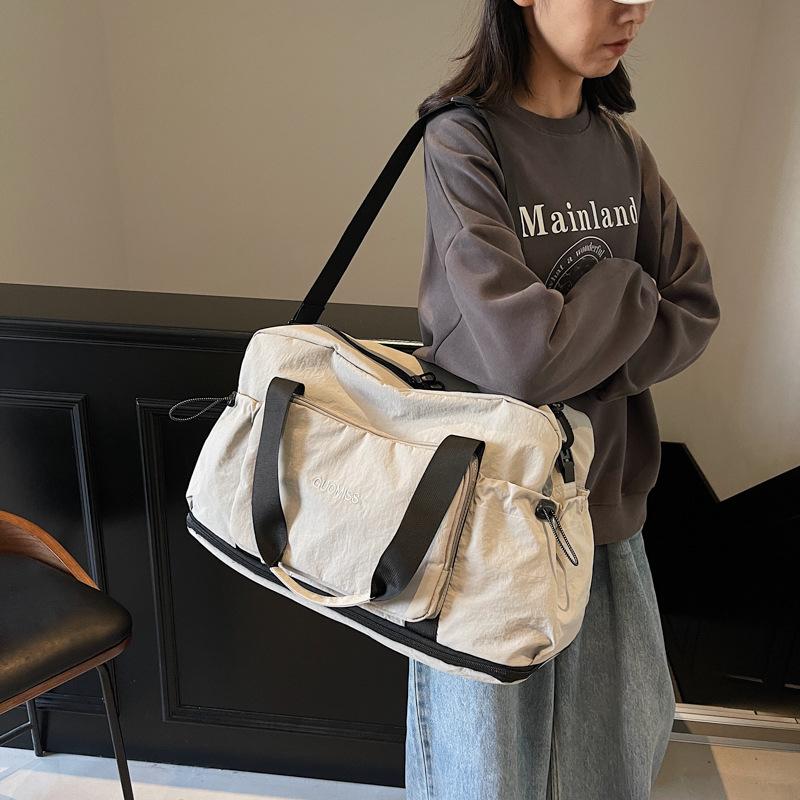 Повседневная спортивная сумка складная большой вместимости ручная дорожная сумка с отделением для сухих и влажных вещей набор сумка на колесиках для фитнеса йоги