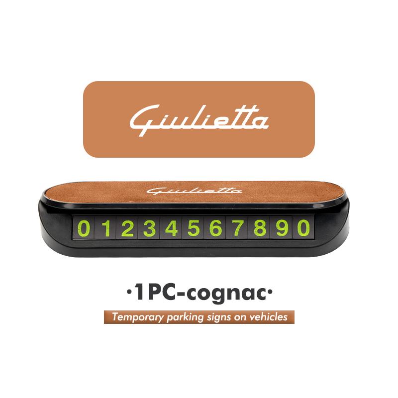 Car Stickers For Alfa Romeo Car Temporary Parking Telephone Sign Number Card Plate Decoration Accessories For Alfa Romeo Giuliet