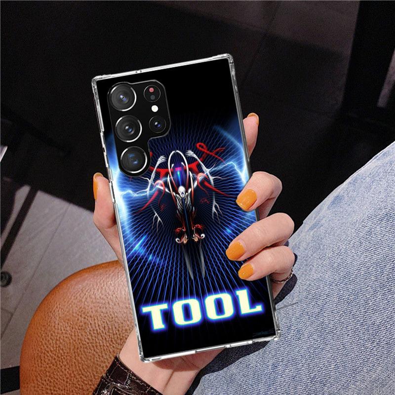 Band T-Tool Schism Phone Case For Samsung Galaxy S24 S25 Edge S26 Ultra S23 S22 S21 Plus S20 FE + Personalized Print Cover Galax