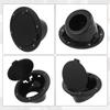 ACROPIX Fuel Tank Fuel Filler Door Gas Tank Cap Cover Black Fits Jeep Wrangler JK 1 Piece