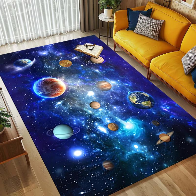 Solar System Living Room Nonslip Area Rug Soft Carpet For Bedroom Game Playroom Sofa Office Home Decor Doormat Christmas Gift C9302232