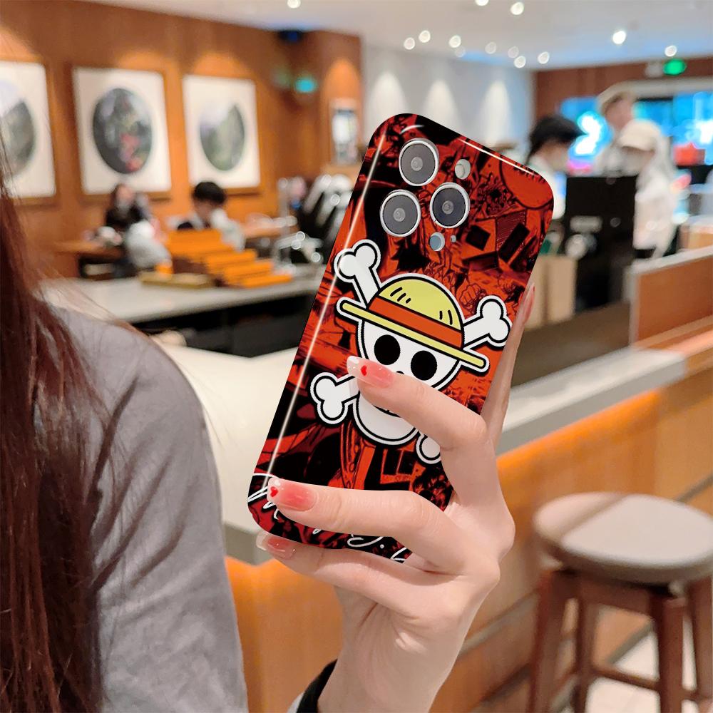 Популярный чехол для телефона с аниме для Samsung Galaxy A52 iPhone 11 13 15 Xiaomi Redmi VIVO OPPO Realme Huawei Infinix Противоударный Ультратонкий Жесткий Чехол