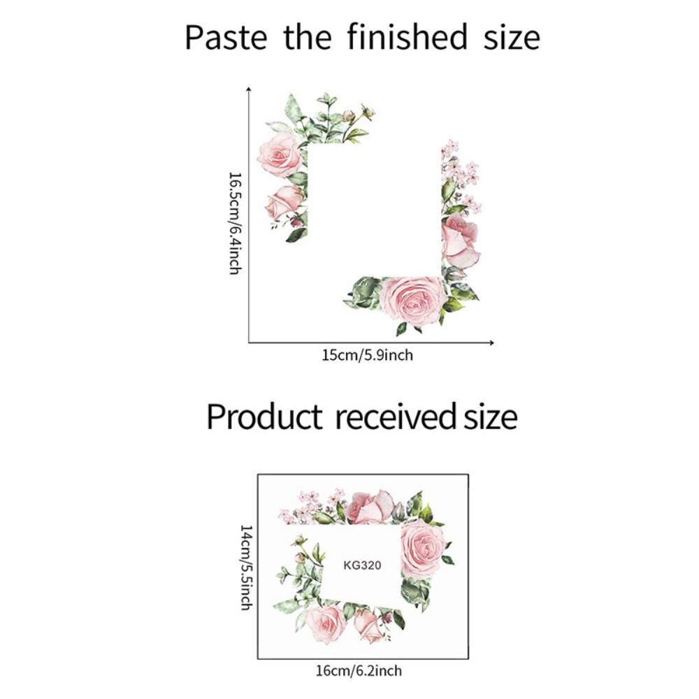 Растение Зеленые Листья Растения Наклейка Долговечная Цветок Наклейка на Выключатель Настенная Роспись Комната