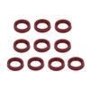 10PCS Silicone O Ring Seals Maintenance Set for Coffee Machine Coffee Maker Seal Gaskets Outer