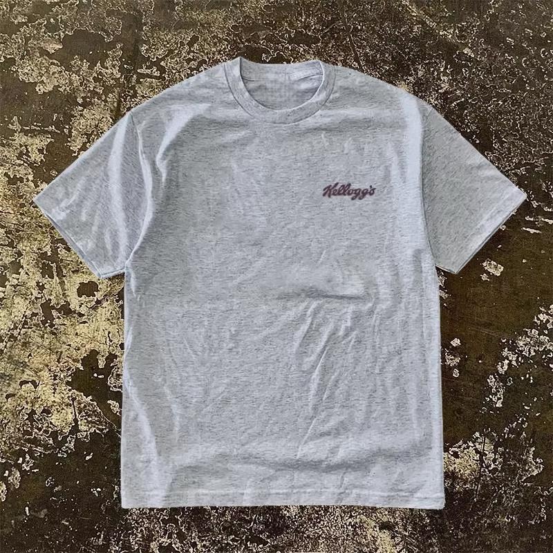 Летняя Базовая Хлопковая Унисекс Футболка Модная Принтованная Мягкая Дышащая С Круглым Вырезом Модная Мужская и Женская Футболка футболки