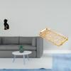 Фигурка кошки из смолы Десертная тарелка Поднос для журнального столика Скульптура животного Декоративное коллекционное украшение