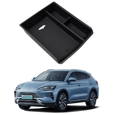 Ящик для хранения центральной консоли автомобиля для BYD Song Plus Champion Edition 2023, органайзер для центральной консоли, контейнеры, лотки, аксессуары