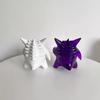 In Stock Transparent Gengar Figure Model PokMon Cute Tongue-Out Version Anime Desktop Ornament GK Collectible Toy Trend Present