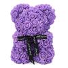 Romantic Valentine's DayCreative Eternal Flower Rose Bear Christmas Gift Rose Bear Hug Bear Wedding Flower Decoration Gift