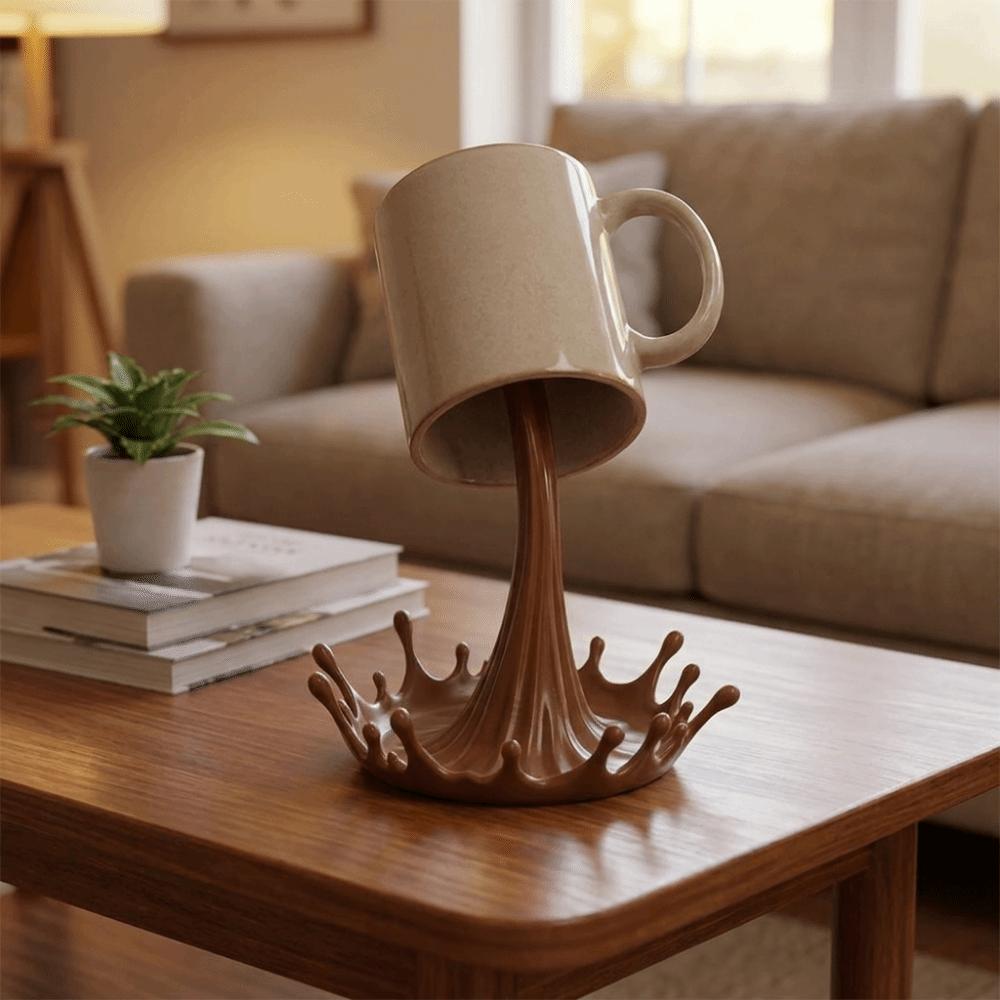 Plastic Milk Splash Cup Rack 3D Printed Water Spray Cup Holder Table Ornament Photography Prop