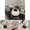 Small Pu Dumpling Style Crossbody Bag With Magnet Closure For Everyday Fashion