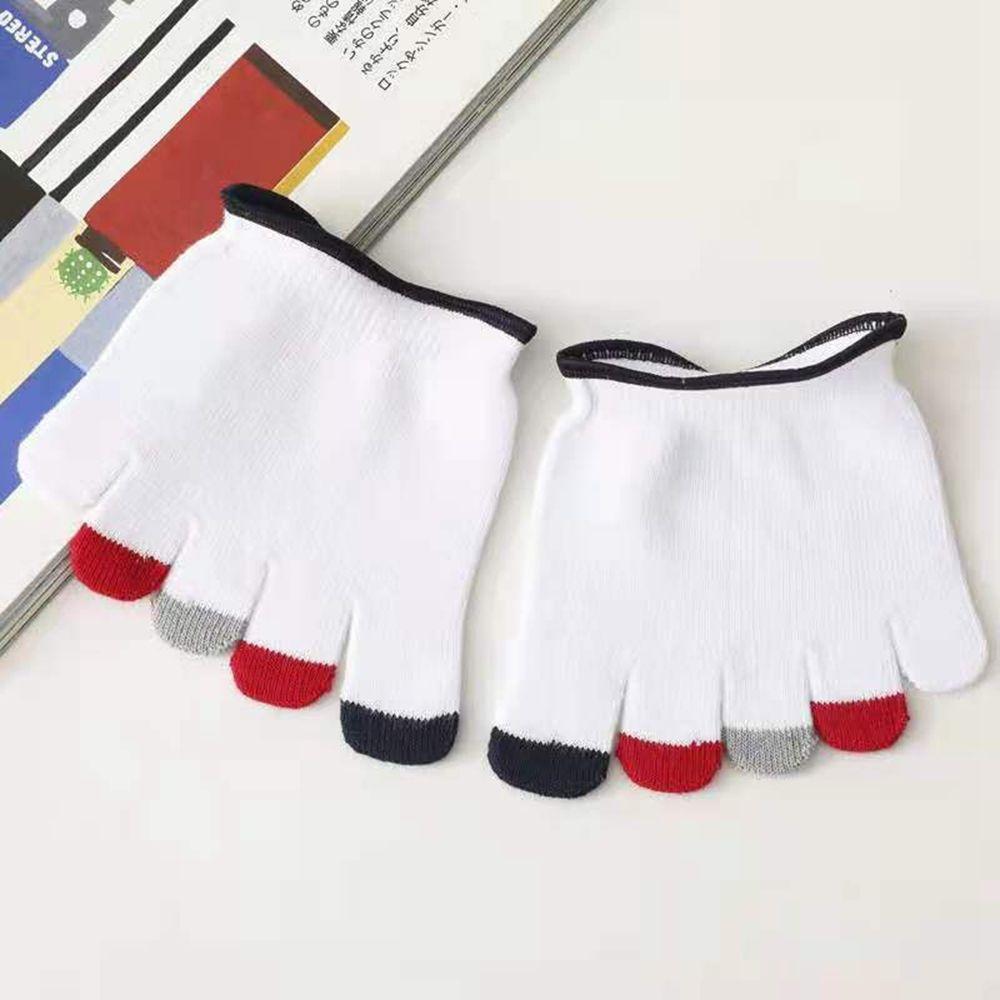Anti-abrasion Summer Toe Cover Men Men Socks Five-Finger Socks Split Toe Socks Half Foot Socks