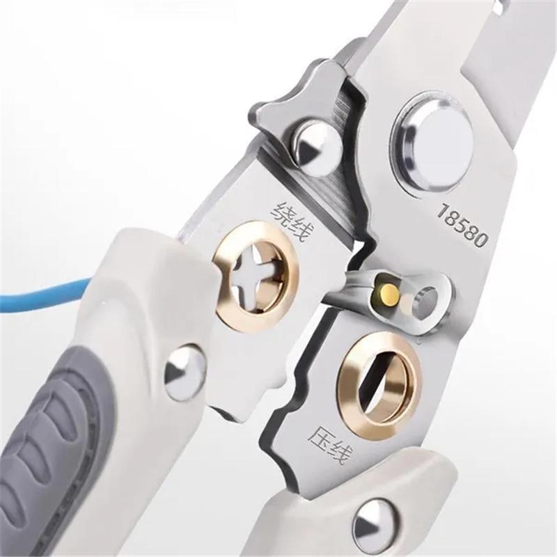 Wire Stripping Pliers Electrician Special Wire Crimping Splitting Pliers Universal Wire Cutting Cable Pliers Wire Stripper