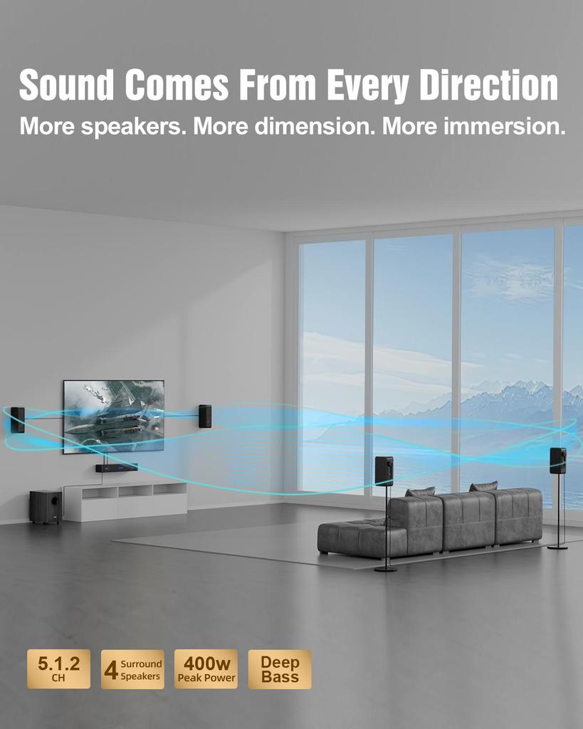 Hiwill-Audio N512 Home Theater Soundbar