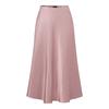 VONDA Women's Summer High Waisted Solid Color Loose Flared Skirt