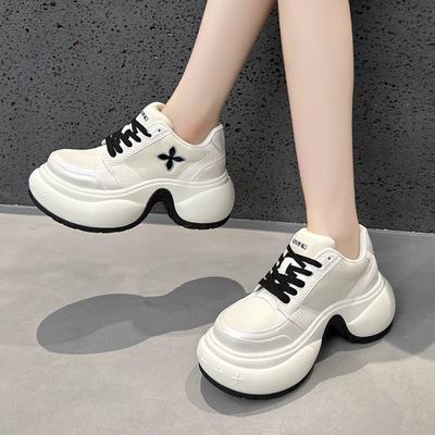 Zhao Ruth летние новые кроссовки на толстой подошве в стиле панда, повседневные на шнуровке, с перекрещенными цветами, обувь для папы, женская обувь