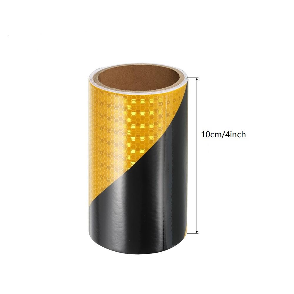 DIY 10CM*1M High Visibility Twill Reflective Tape Strip Self Adhesive Waterproof Warning Safety Reflector Sticker For Motorcycle