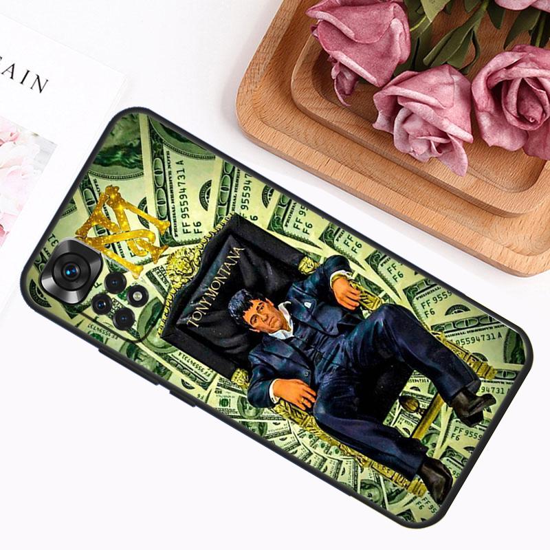 Чехол Scarface Tony Montana для Xiaomi Redmi Note 13 Pro 14 12 11 9 10 9S 10S 11S 12S Redmi 12C 13C 14C 10C