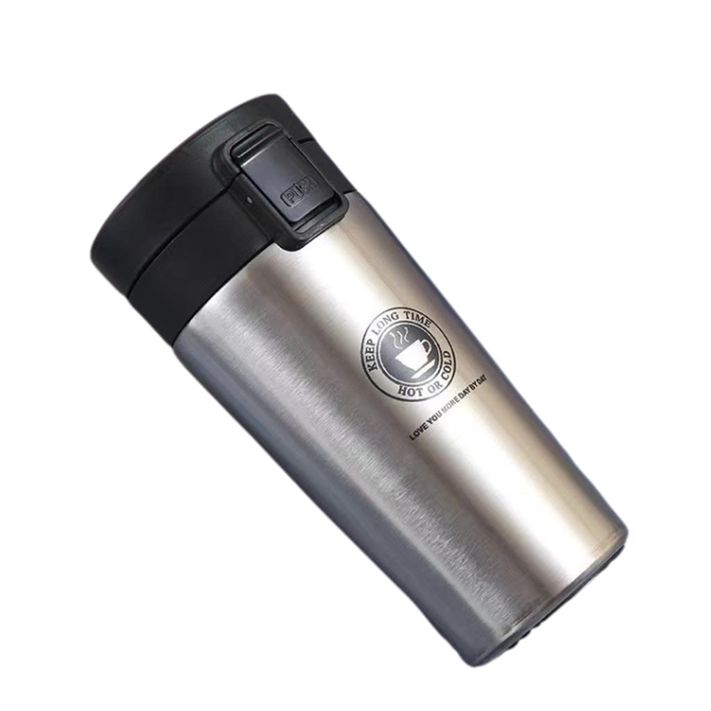 304 Stainless Steel Coffee Cup Creative Double-layer Vacuum Insulation Cup Portable Business Gift Water Cup