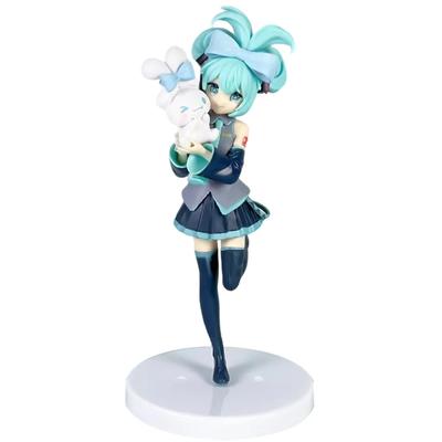 20 см аниме Hatsune Miku X Cinnamoroll фигурка аниме периферийные коллекционные модели декоративные украшения дети кавайный подарок