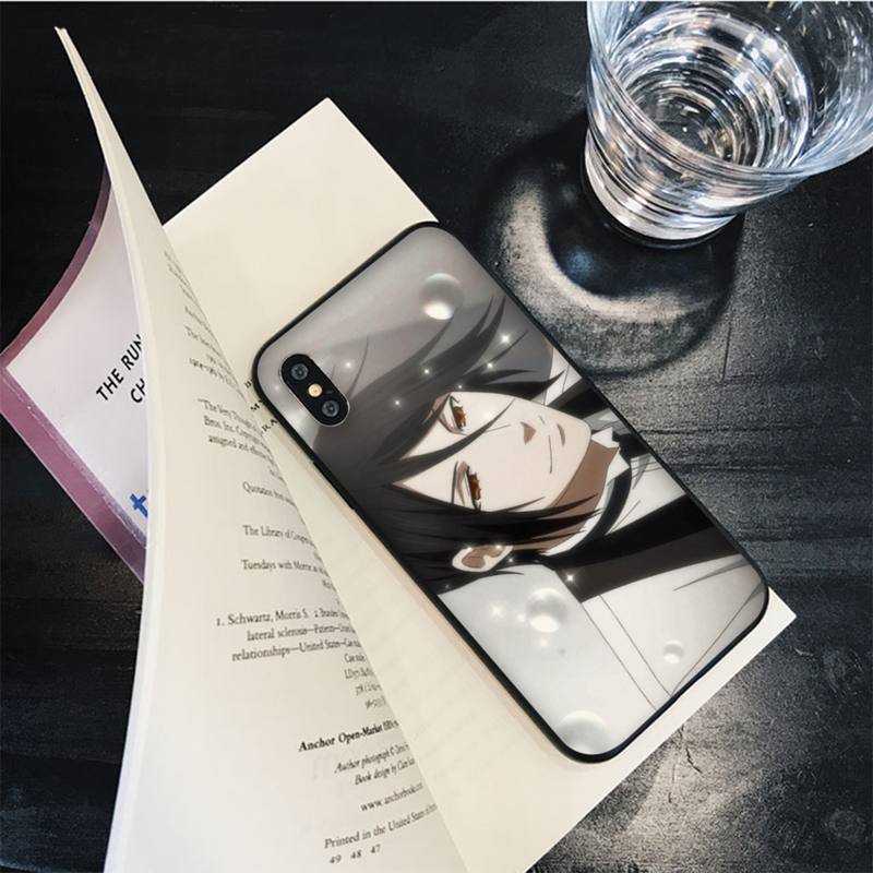 Чехол для телефона с рисунком «Черный дворецкий Себастьян Михаэлис» для iPhone 13 11 12 pro XS MAX 8 7 6 6S Plus X 5S SE 2020 XR