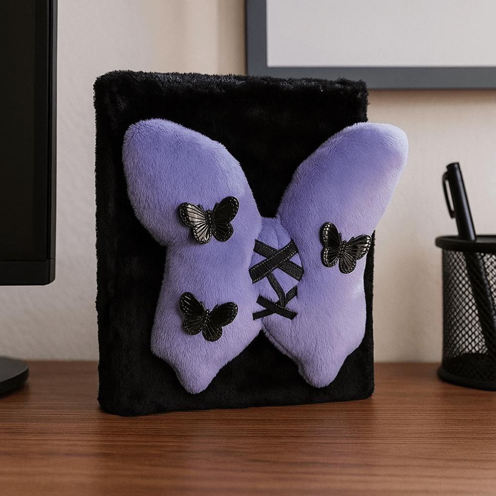 3-Inch Detachable Card Book Furry Cover Loose Leaf Album High-Quality Korean Album  Photo Storage