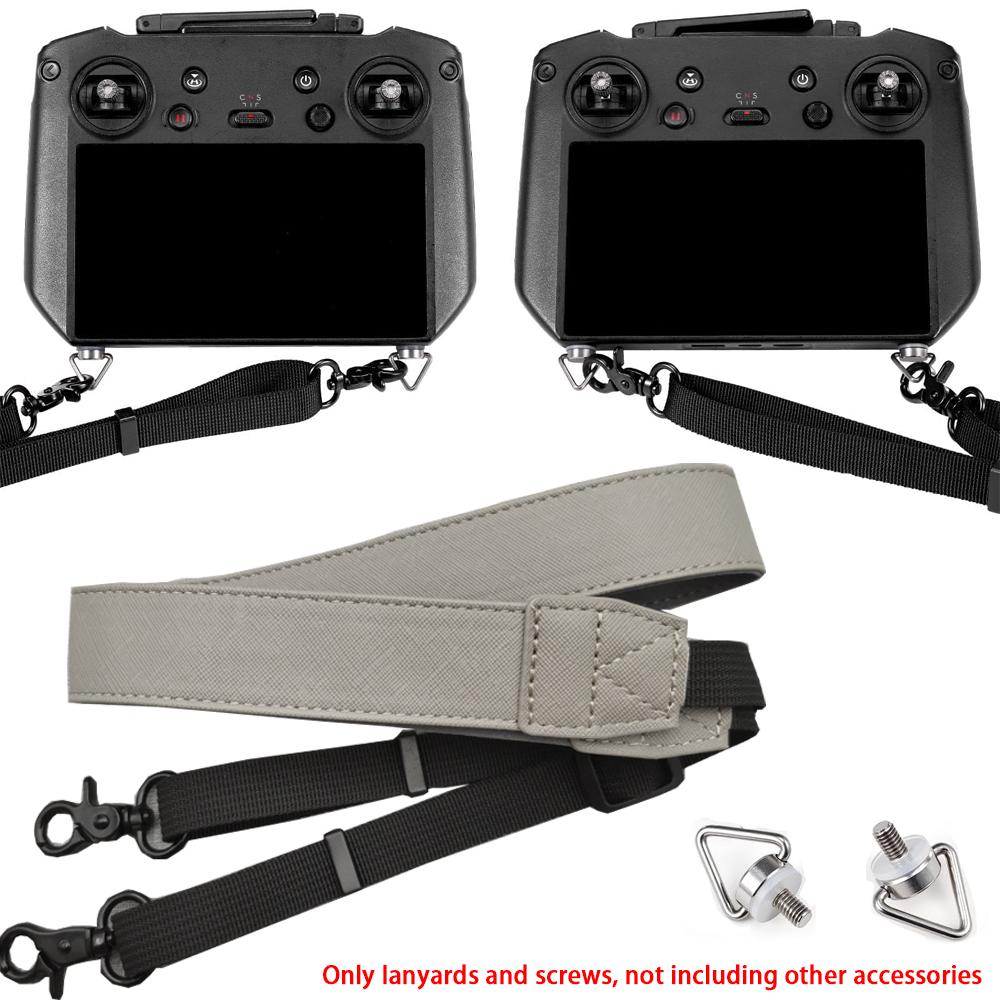 For DJI Mini 4 Pro Lanyard RC Neck StrapSoft Leather Lanyard For DJI Mini 3 / Mavic 3 / Air 3S / Remote Controller Accessories