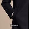 Antônio Men's Long Cashmere Wool Blend Business Overcoat