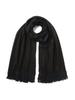 Reversible Russell Knit One Size Scarf, Women's, Black,