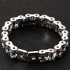 13MM Bicycle Bike Chain Bracelet for Men In Stainless Steel Rock and Roll Men's Jewellery Accessories On Hand Wrist Bracelets