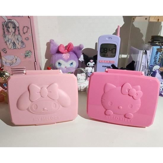 Sanrio 2 Types My Melody Hello Kitty Storage Box, Small Box, Top Loader Storage Box, Accessory Storage Box, Wet Tissue Case