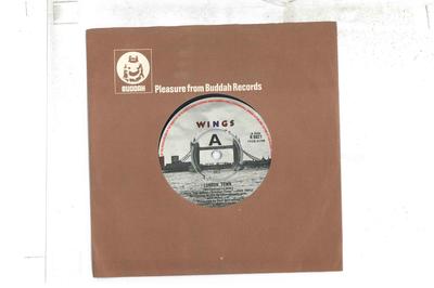 7-дюймовая пластинка WINGS - London Town R6021PROMO MPL 1978 UK Rock Б/у